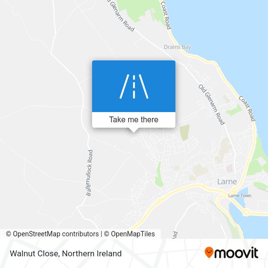 Walnut Close map