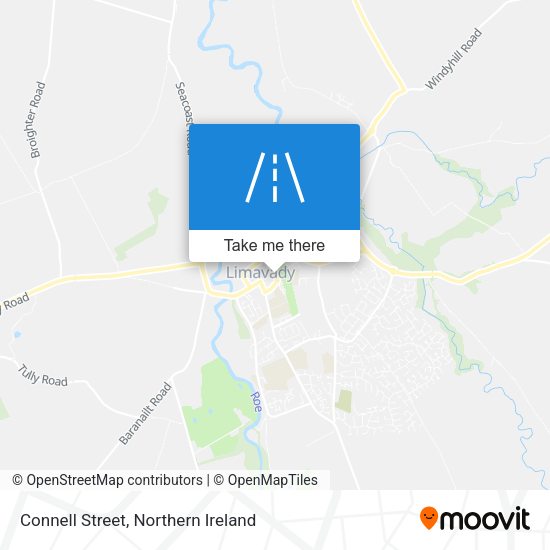Connell Street map