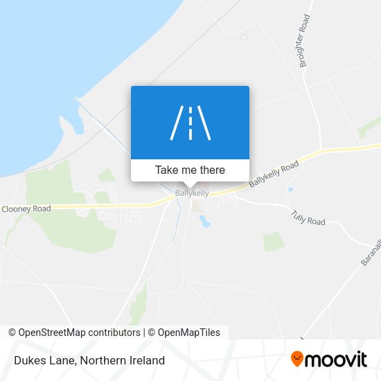 Dukes Lane map