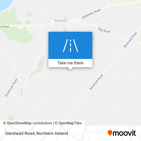 Glenhead Road map