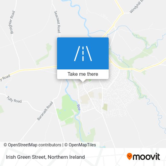 Irish Green Street map