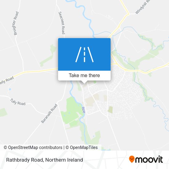 Rathbrady Road map