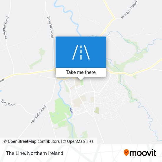 The Line map
