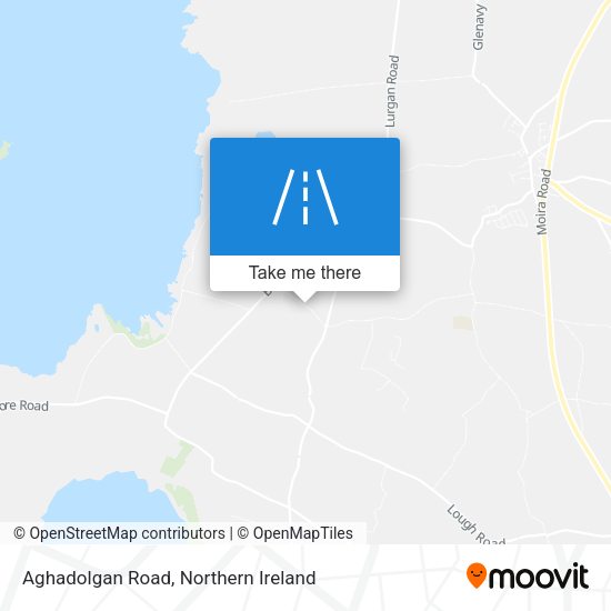 Aghadolgan Road map