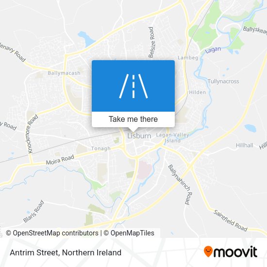 Antrim Street map