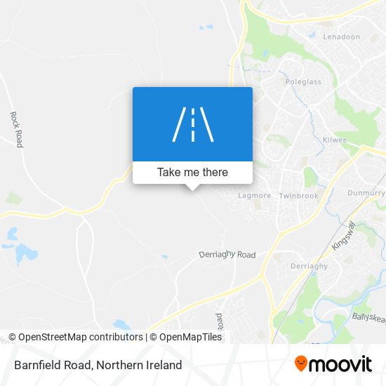 Barnfield Road map