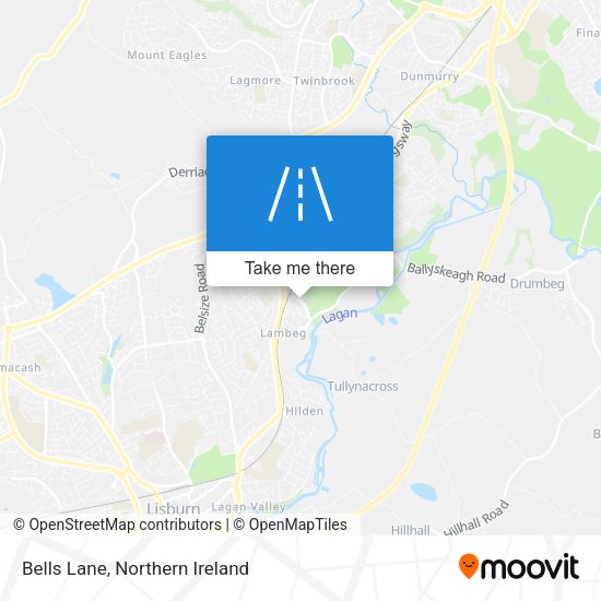 Bells Lane map