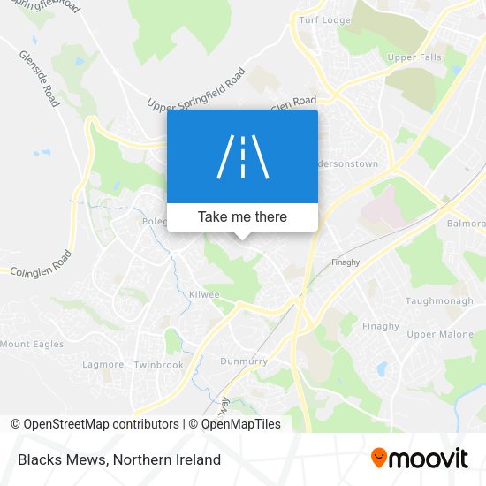 Blacks Mews map