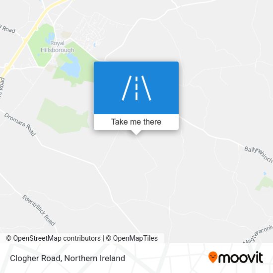 Clogher Road map