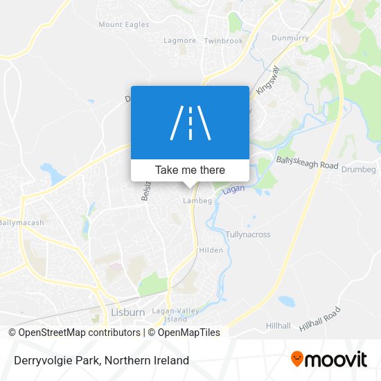 Derryvolgie Park map