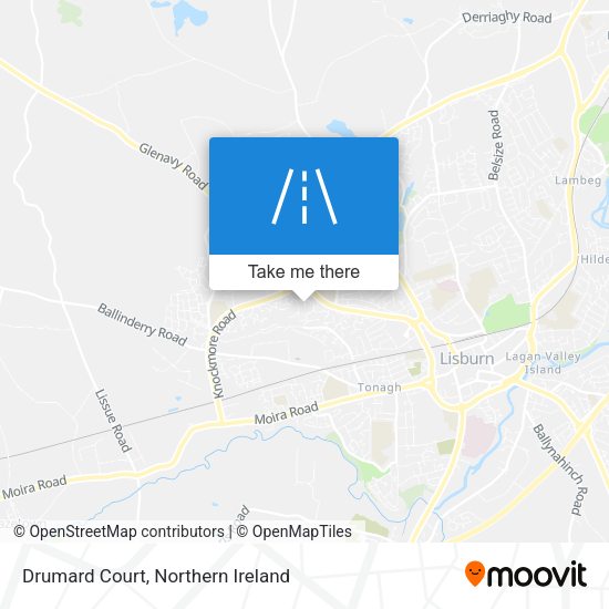 Drumard Court map