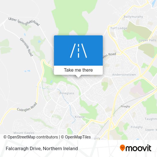 Falcarragh Drive map