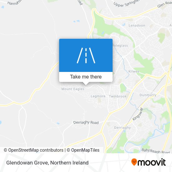 Glendowan Grove map