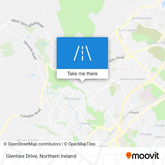 Glenties Drive map