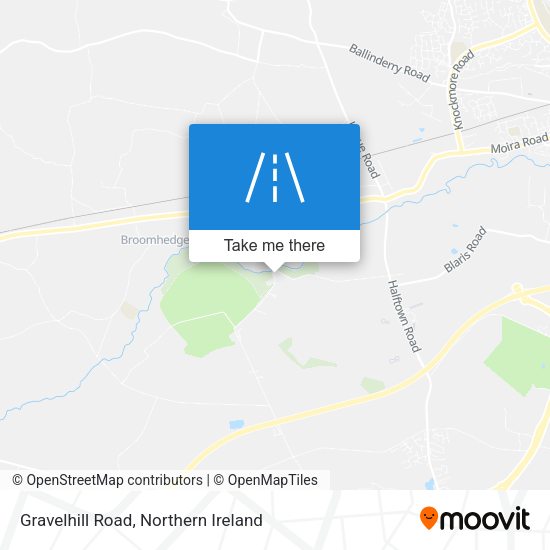Gravelhill Road map