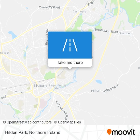 Hilden Park map