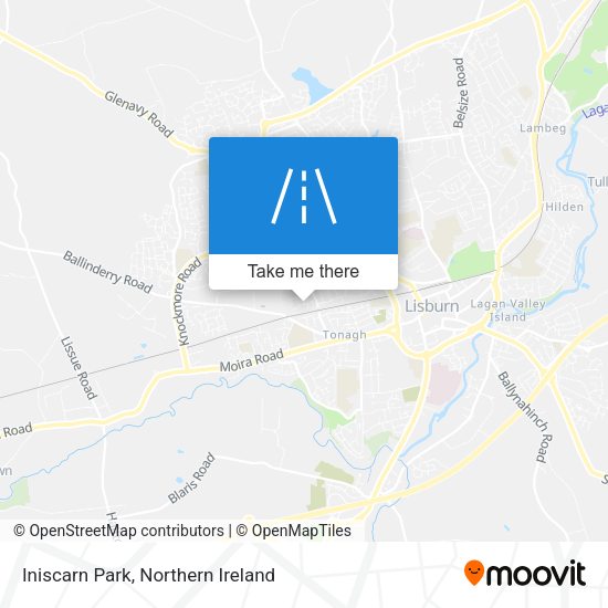 Iniscarn Park map