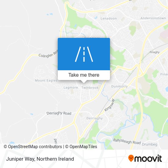 Juniper Way map