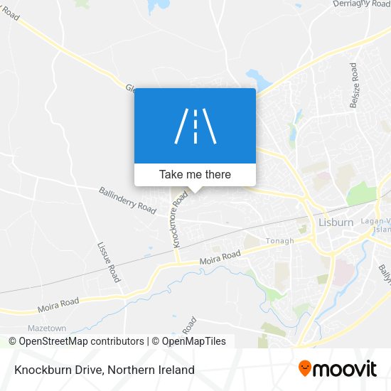 Knockburn Drive map