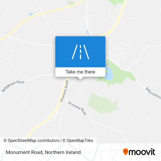 Monument Road map