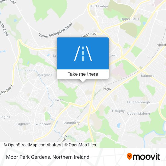 Moor Park Gardens map