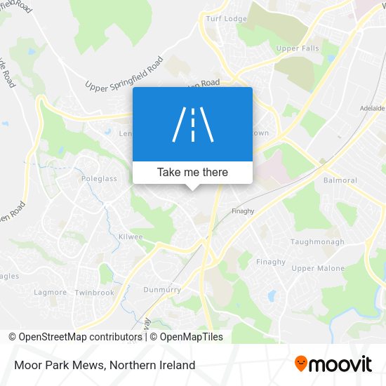 Moor Park Mews map