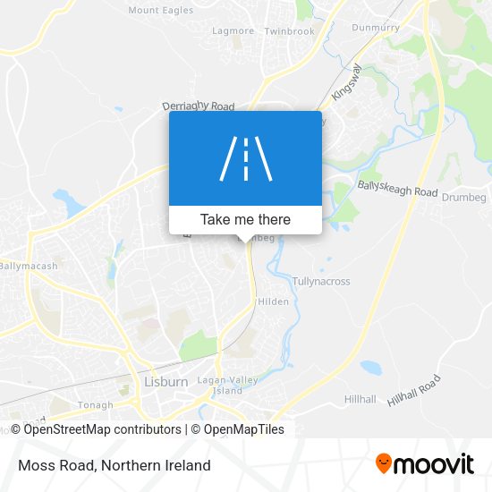 Moss Road map