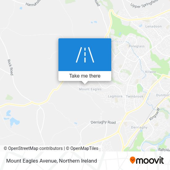 Mount Eagles Avenue map