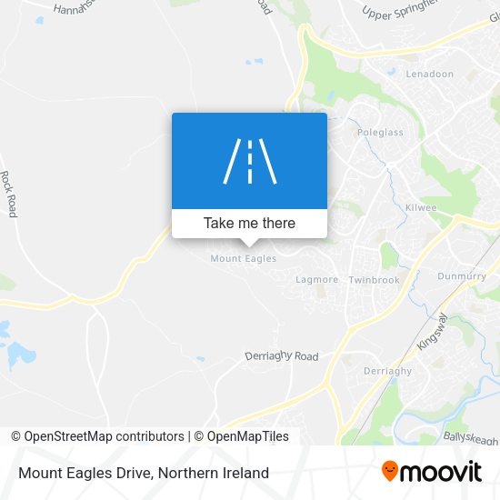 Mount Eagles Drive map