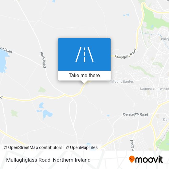 Mullaghglass Road map