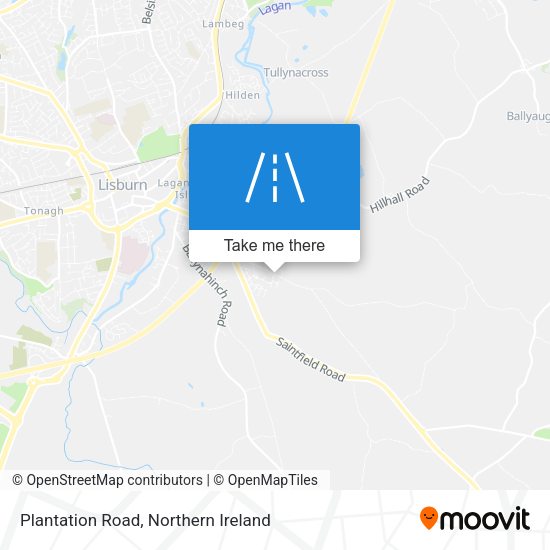 Plantation Road map