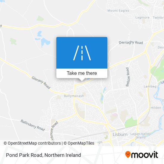 Pond Park Road map