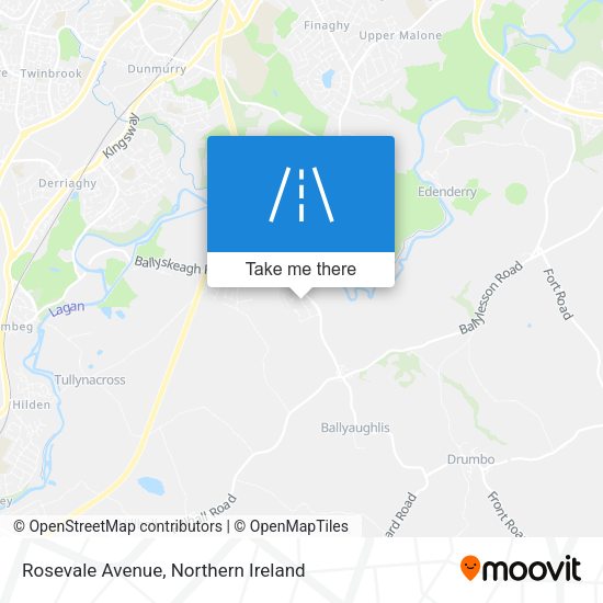 Rosevale Avenue map