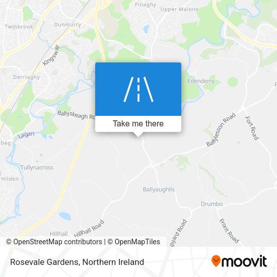 Rosevale Gardens map