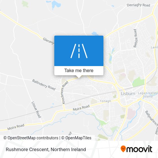 Rushmore Crescent map