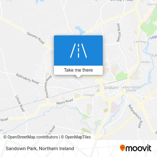 Sandown Park map