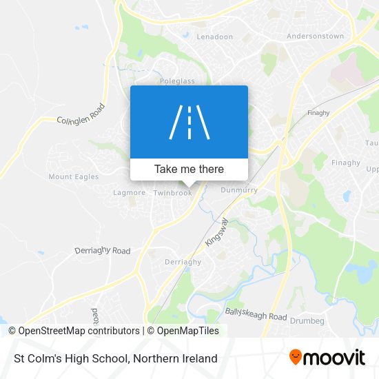 St Colm's High School map
