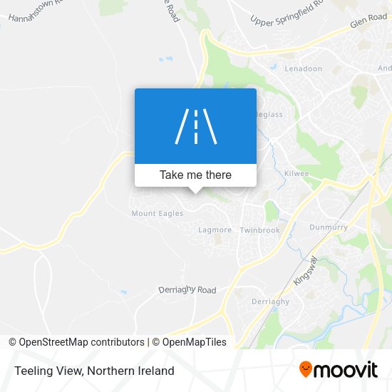 Teeling View map