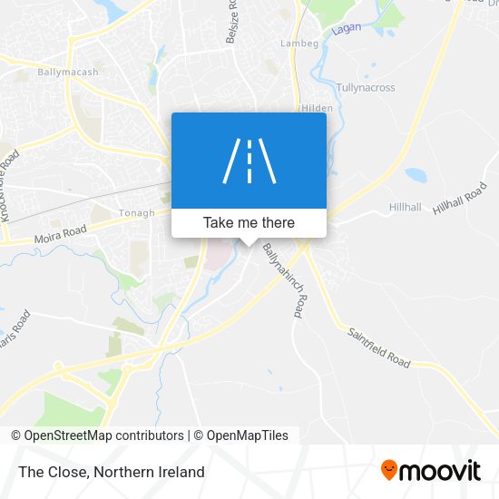 The Close map