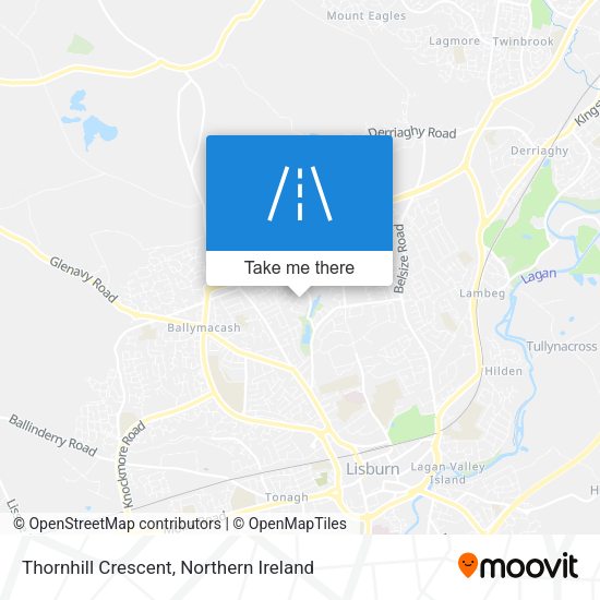 Thornhill Crescent map