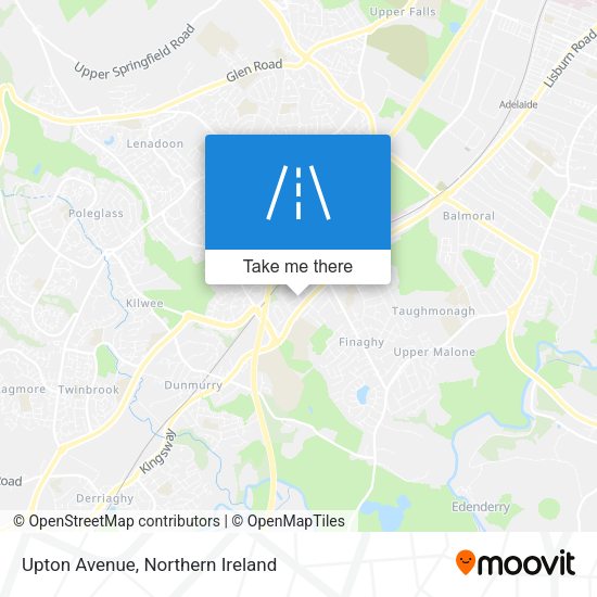 Upton Avenue map