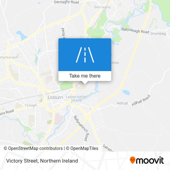 Victory Street map