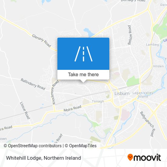 Whitehill Lodge map