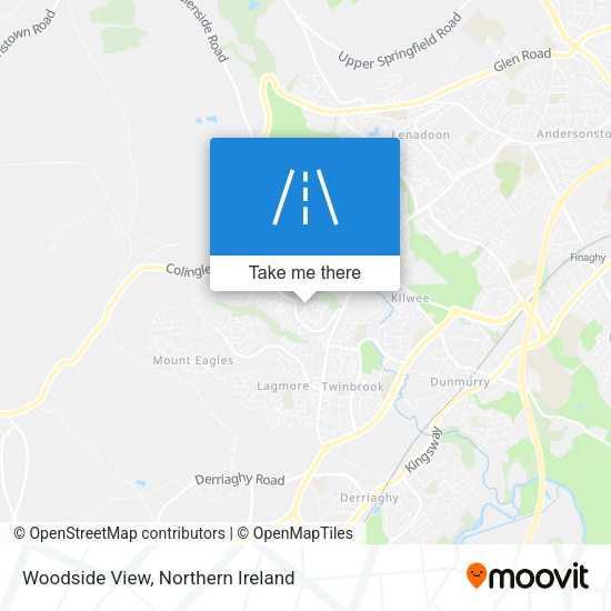 Woodside View map