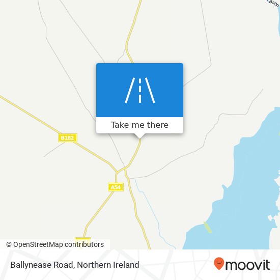 Ballynease Road map