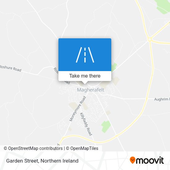 Garden Street map