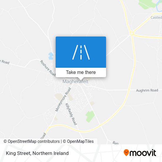 King Street map