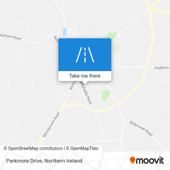 Parkmore Drive map