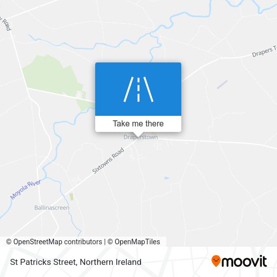 St Patricks Street map