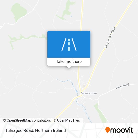 Tulnagee Road map